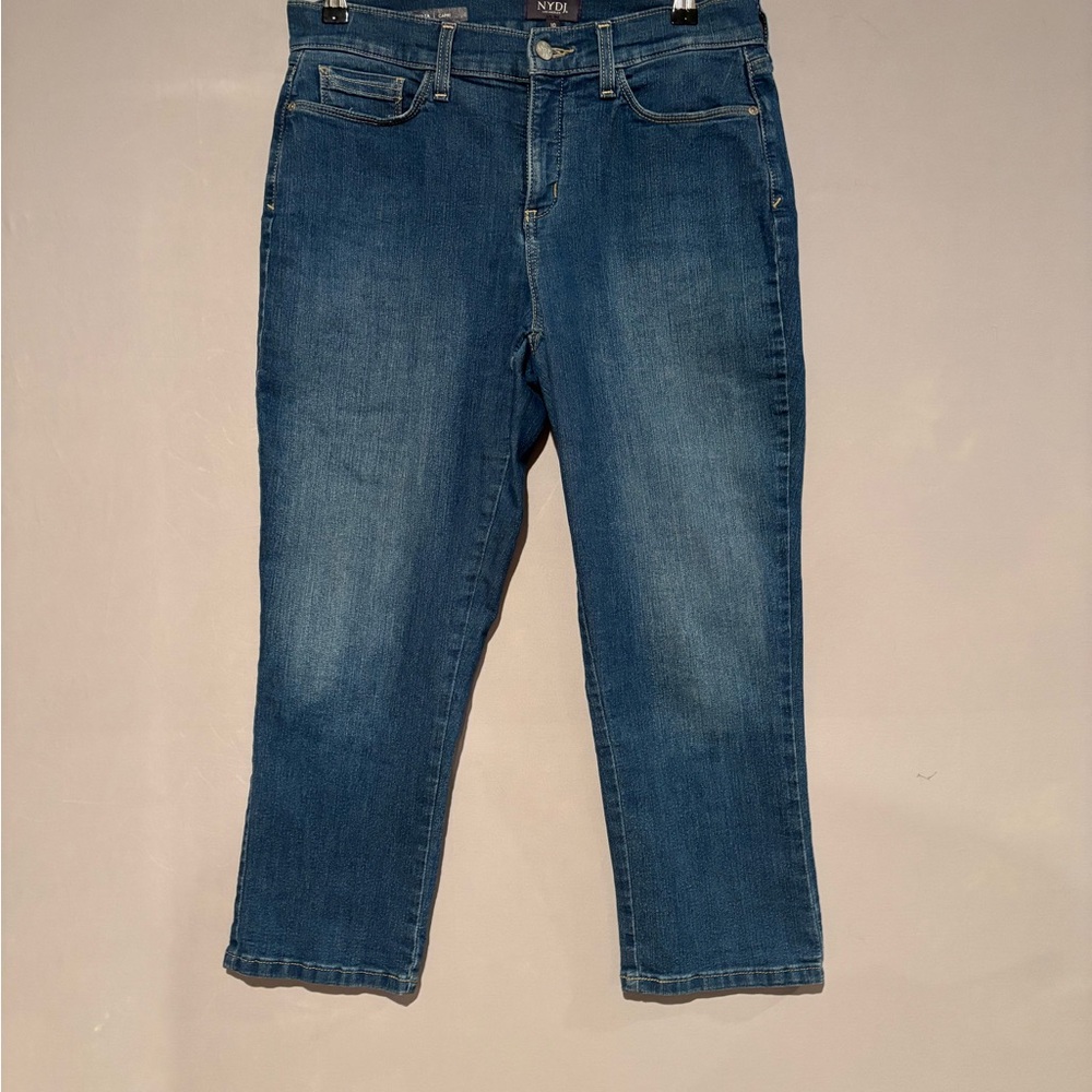 Size 10 NYDJ Men's Deep Blue Straight Jeans